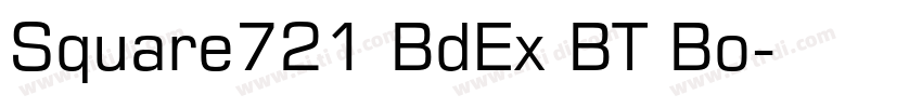 Square721 BdEx BT Bo字体转换 Square721 BdEx BT Bo字体转换
